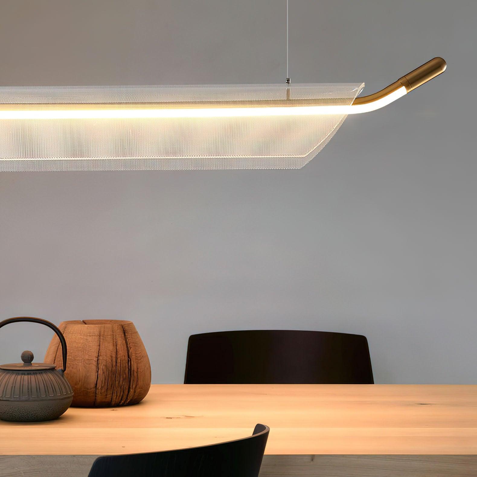 Glider Fashion Acrylic Pendant Light-Neutral Decor