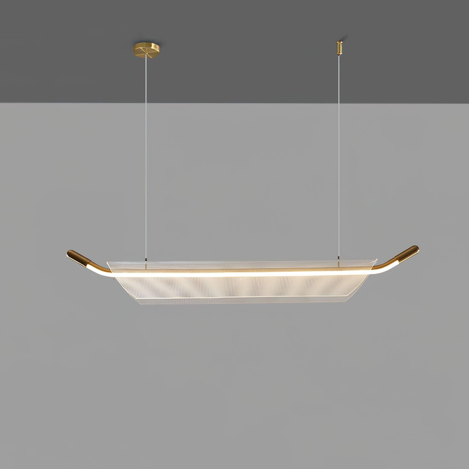 Glider Fashion Acrylic Pendant Light-Neutral Decor