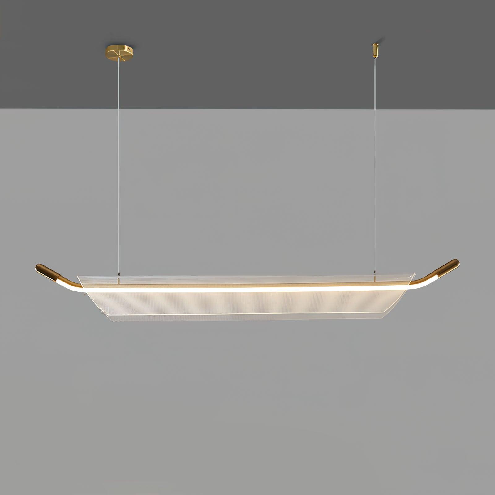 Glider Fashion Acrylic Pendant Light-Neutral Decor