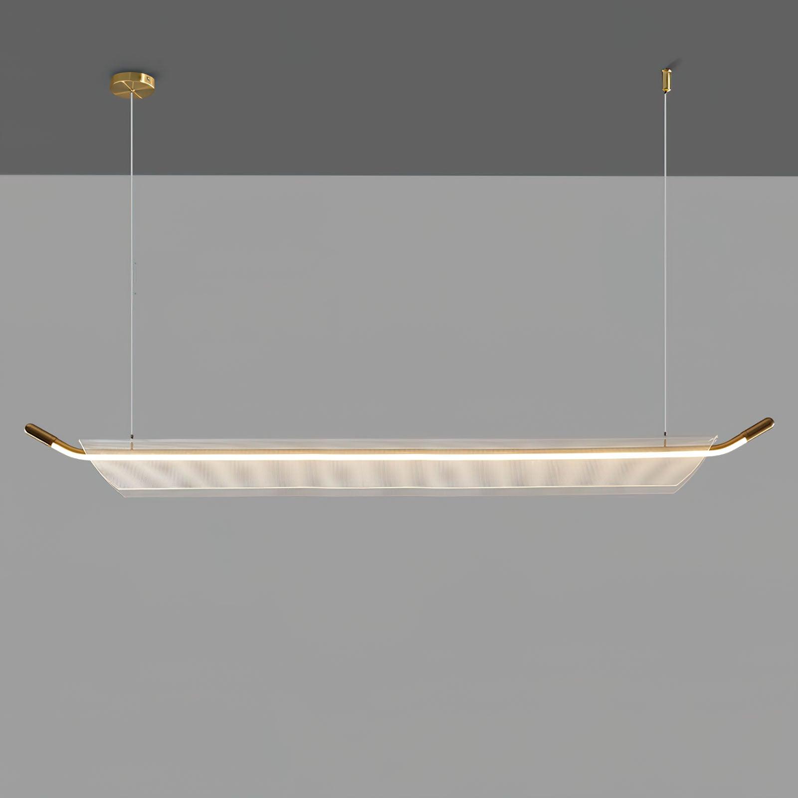 Glider Fashion Acrylic Pendant Light-Neutral Decor