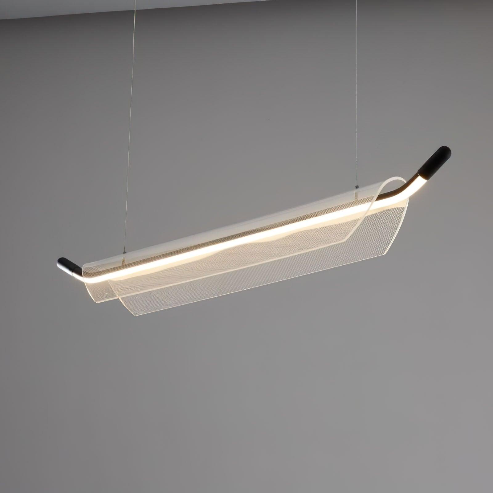 Glider Fashion Acrylic Pendant Light-Neutral Decor