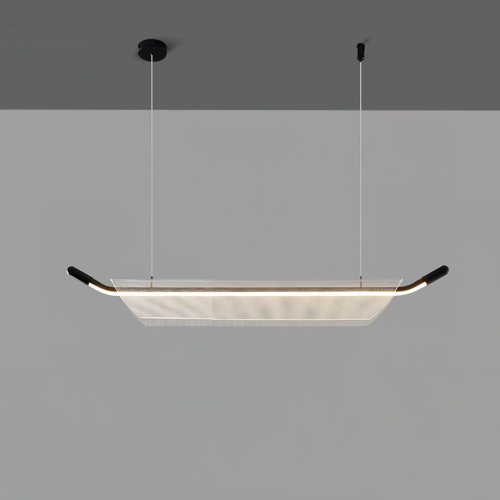 Glider Fashion Acrylic Pendant Light-Neutral Decor