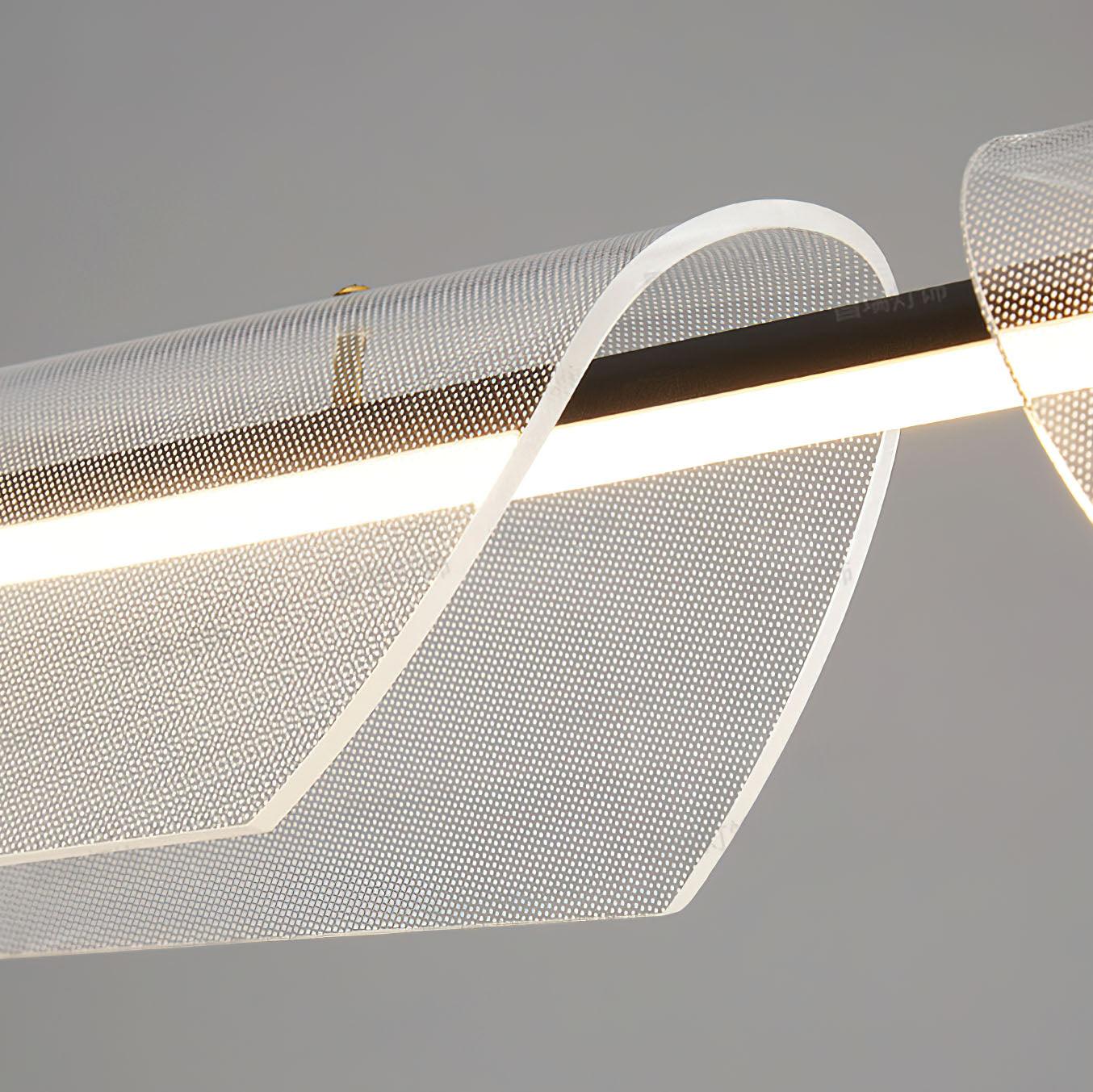 Glider Fashion Acrylic Pendant Light-Neutral Decor