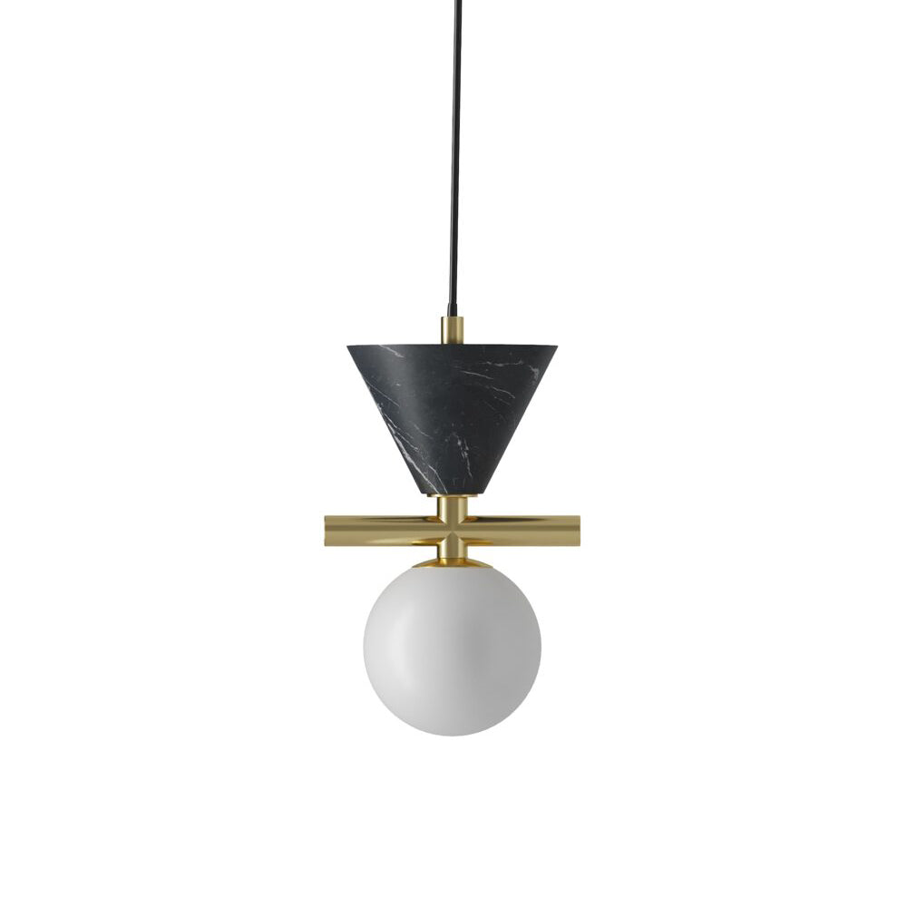 Lifestyle image of the Oneta Pendant Lamp in a minimalist room.