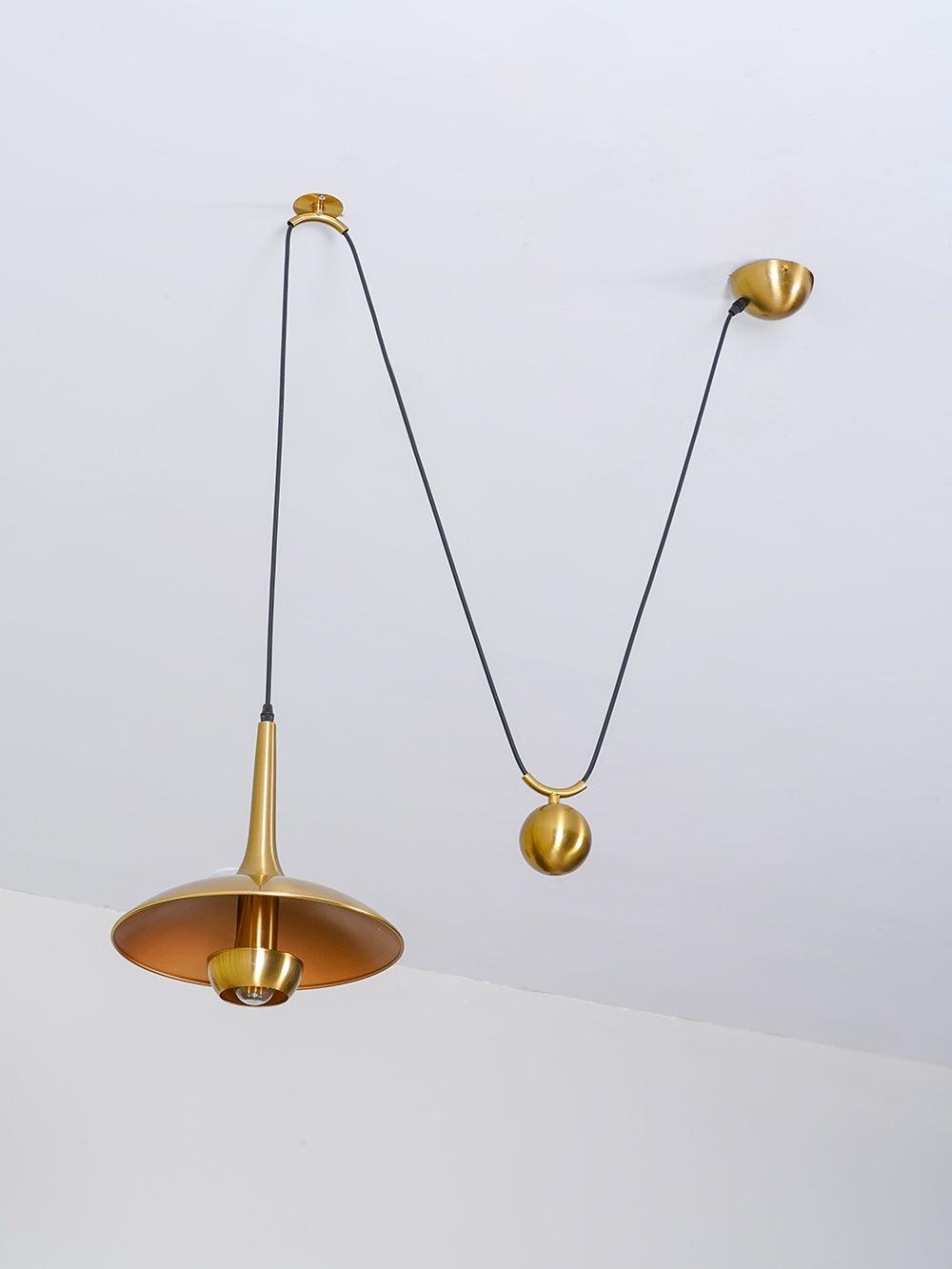 Lustra Pendant Lamp Adjustable for Living Room-Neutral Decor