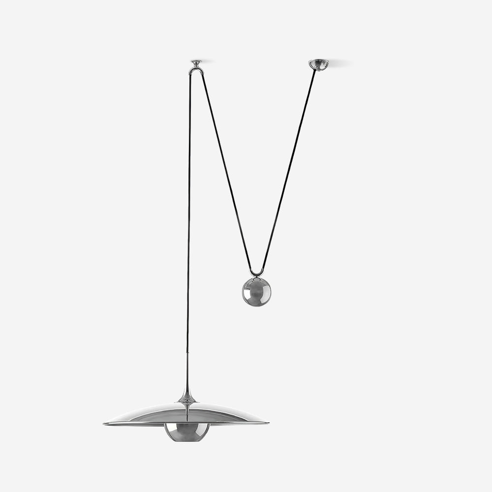Lustra Pendant Lamp Adjustable for Living Room-Neutral Decor