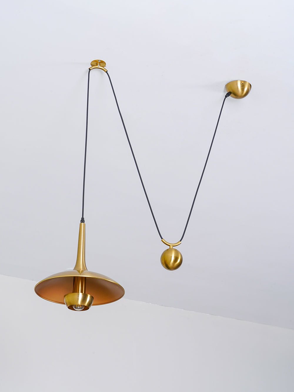 Lustra Pendant Lamp Adjustable for Living Room-Neutral Decor