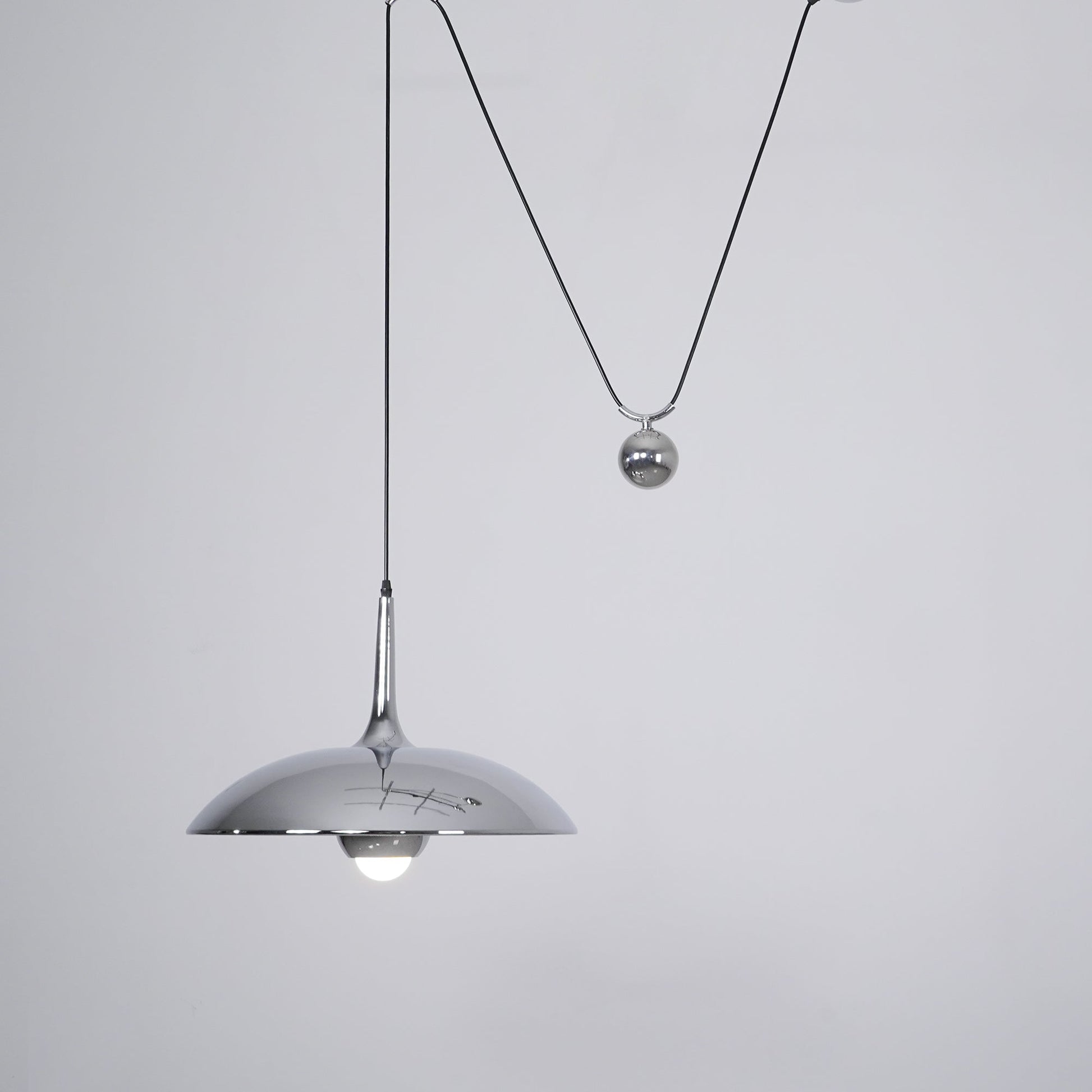 Lustra Pendant Lamp Adjustable for Living Room-Neutral Decor