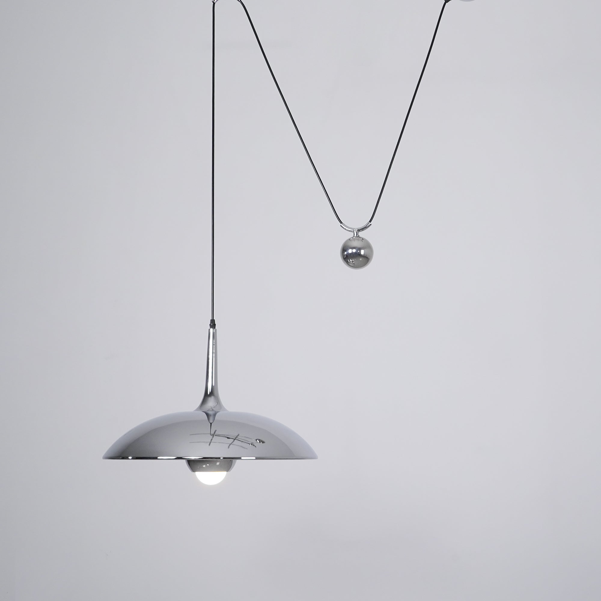 Lustra Pendant Lamp Adjustable for Living Room-Neutral Decor