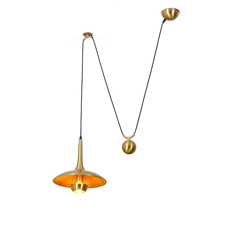 Lustra Pendant Lamp Adjustable for Living Room-Neutral Decor