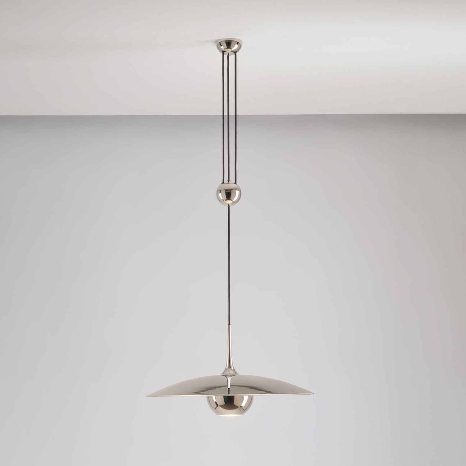 Lustra Pendant Lamp Adjustable for Living Room-Neutral Decor