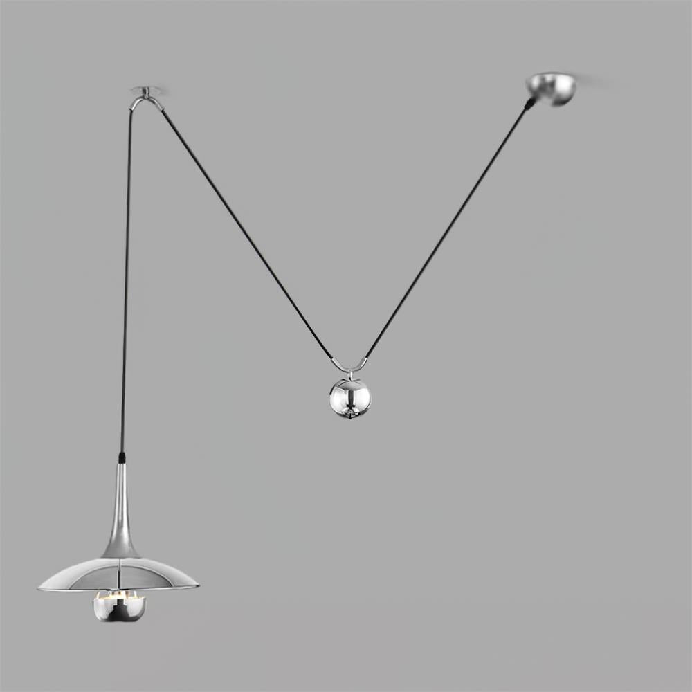Lustra Pendant Lamp Adjustable for Living Room-Neutral Decor