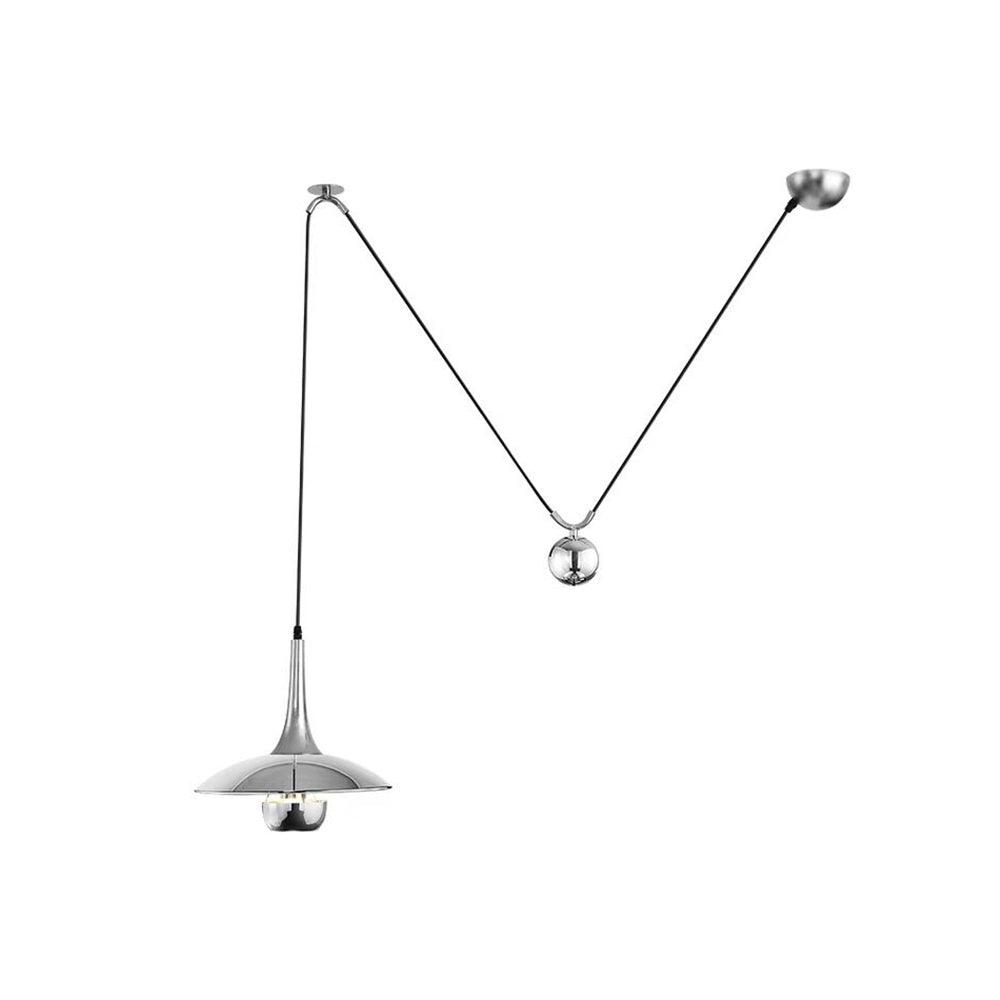 Lustra Pendant Lamp Adjustable for Living Room-Neutral Decor