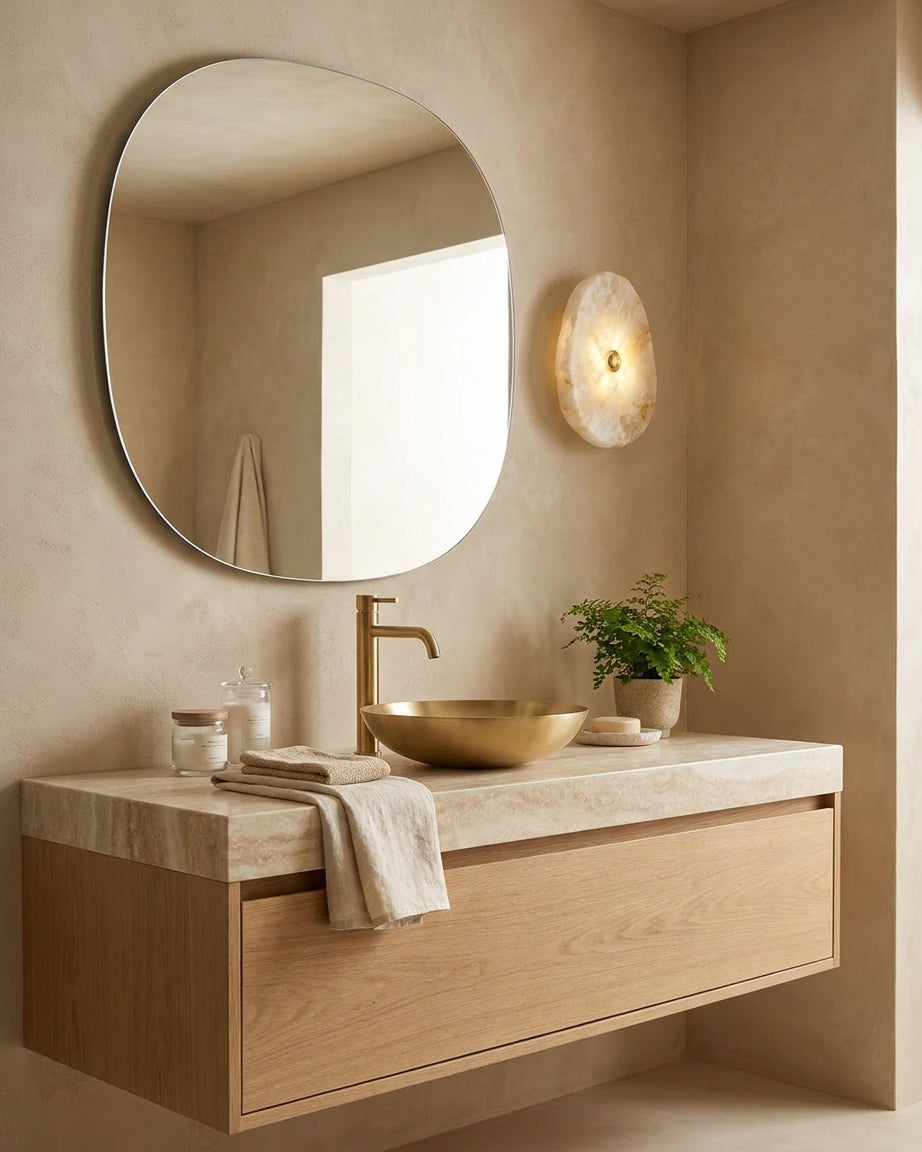 Avelora Alabaster Wall Sconce