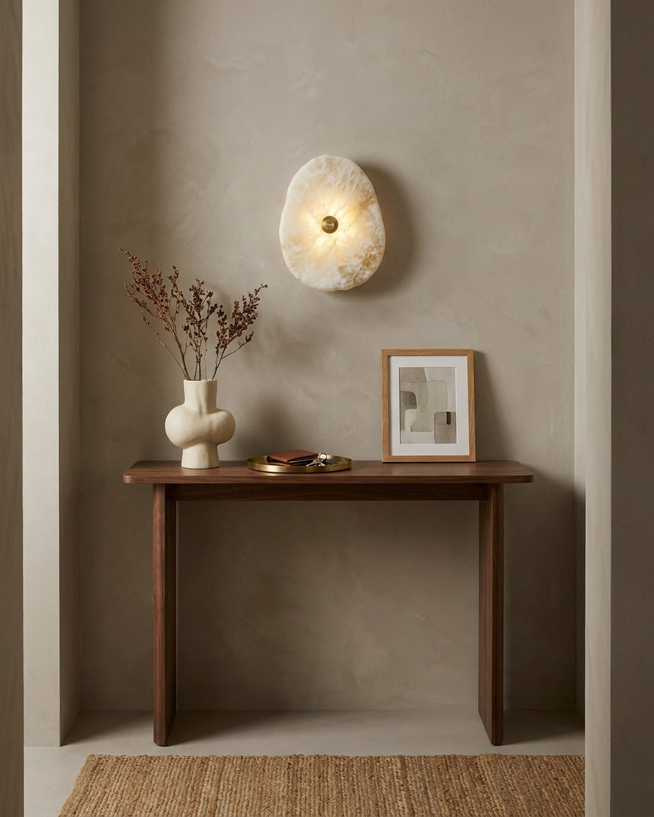 Avelora Alabaster Wall Sconce
