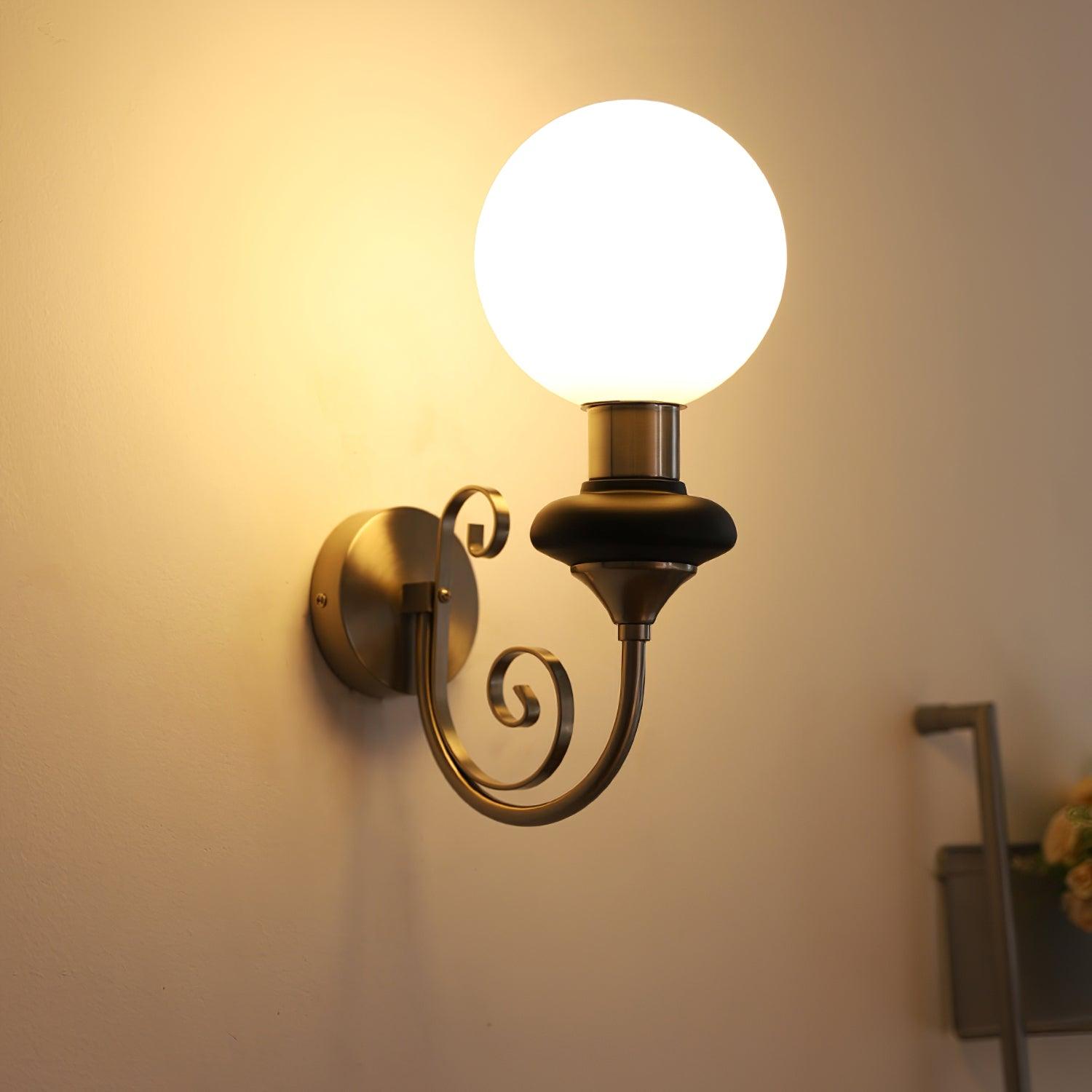 Velin Brass Wall Lamp