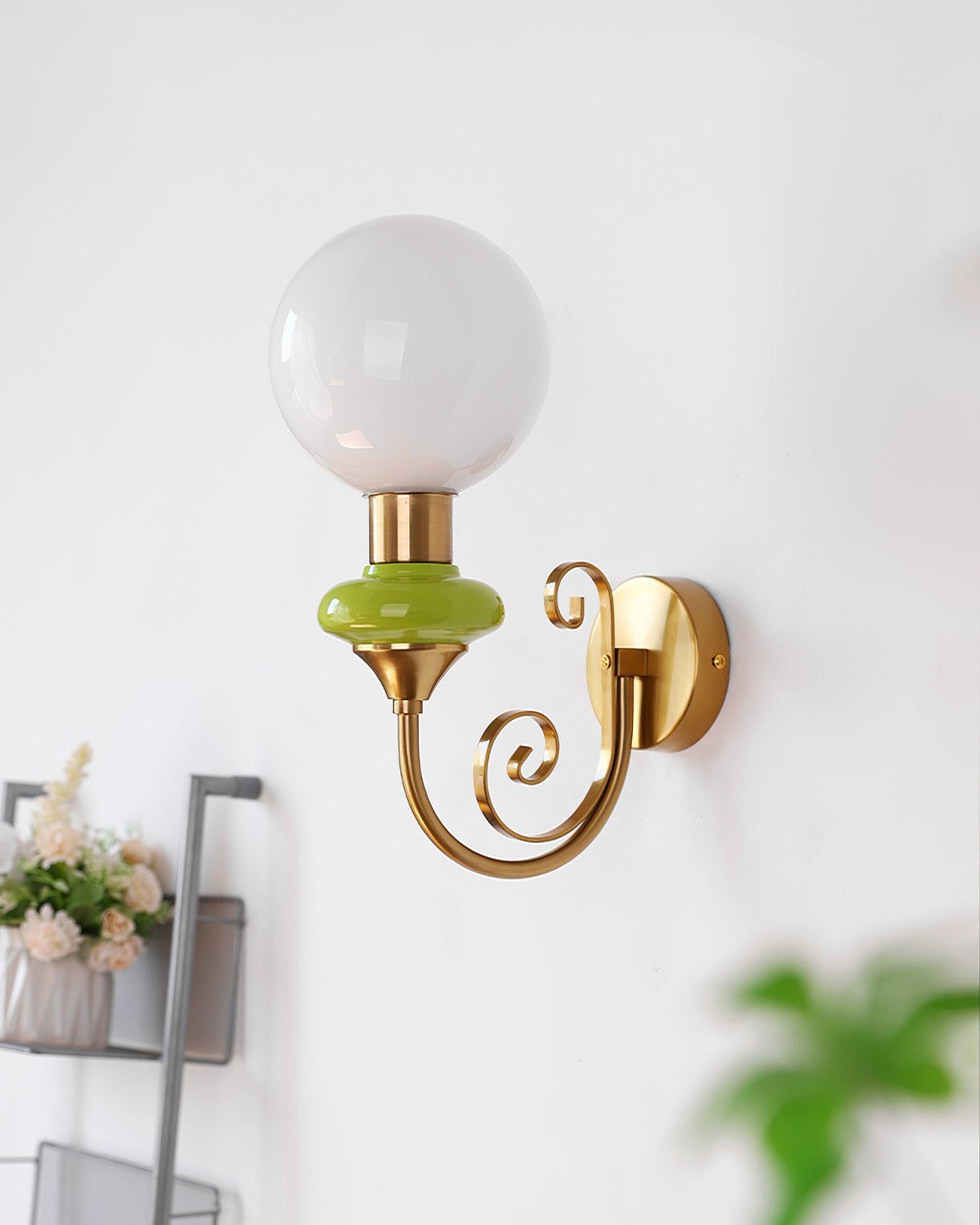 Velin Brass Wall Lamp
