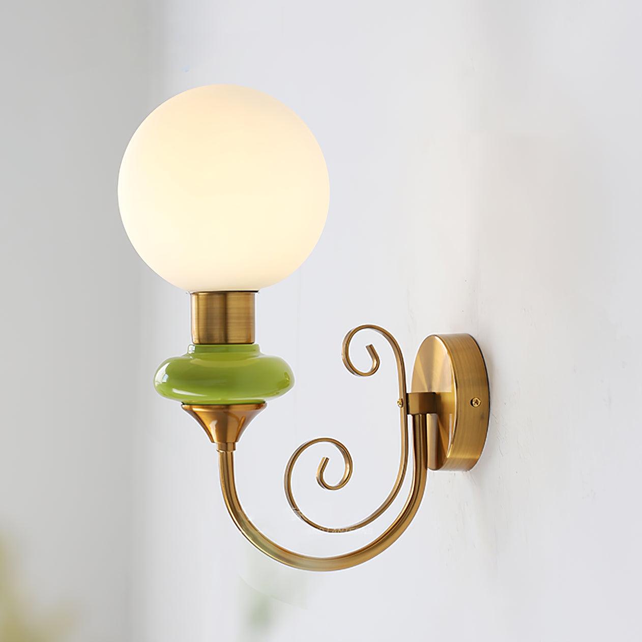 Velin Brass Wall Lamp
