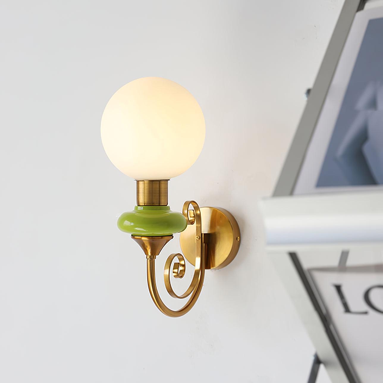 Velin Brass Wall Lamp