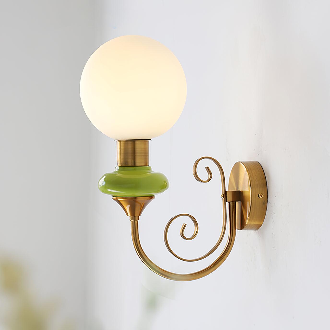 Velin Brass Wall Lamp