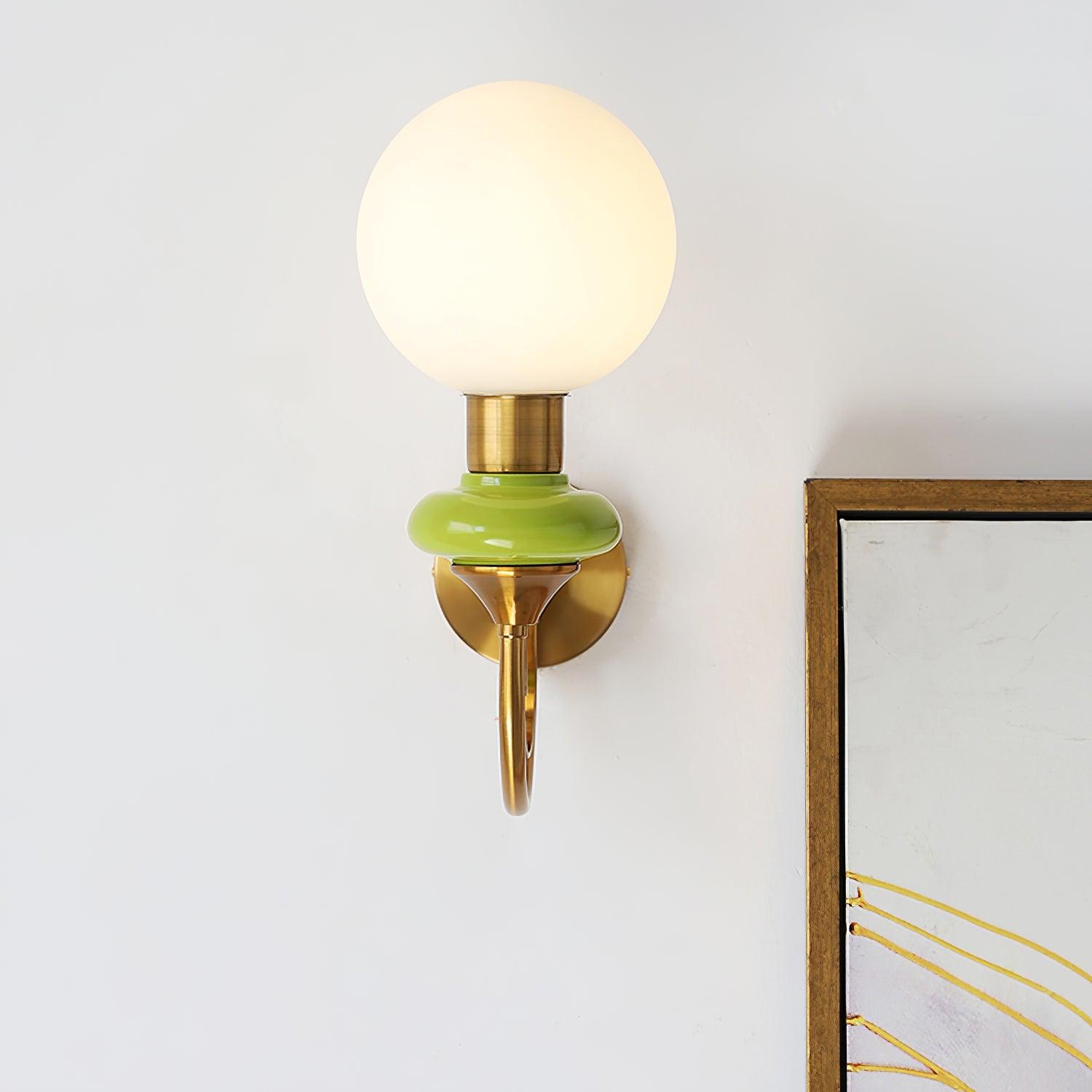 Velin Brass Wall Lamp