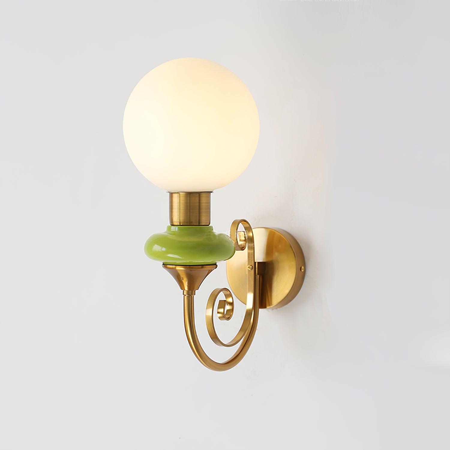 Velin Brass Wall Lamp