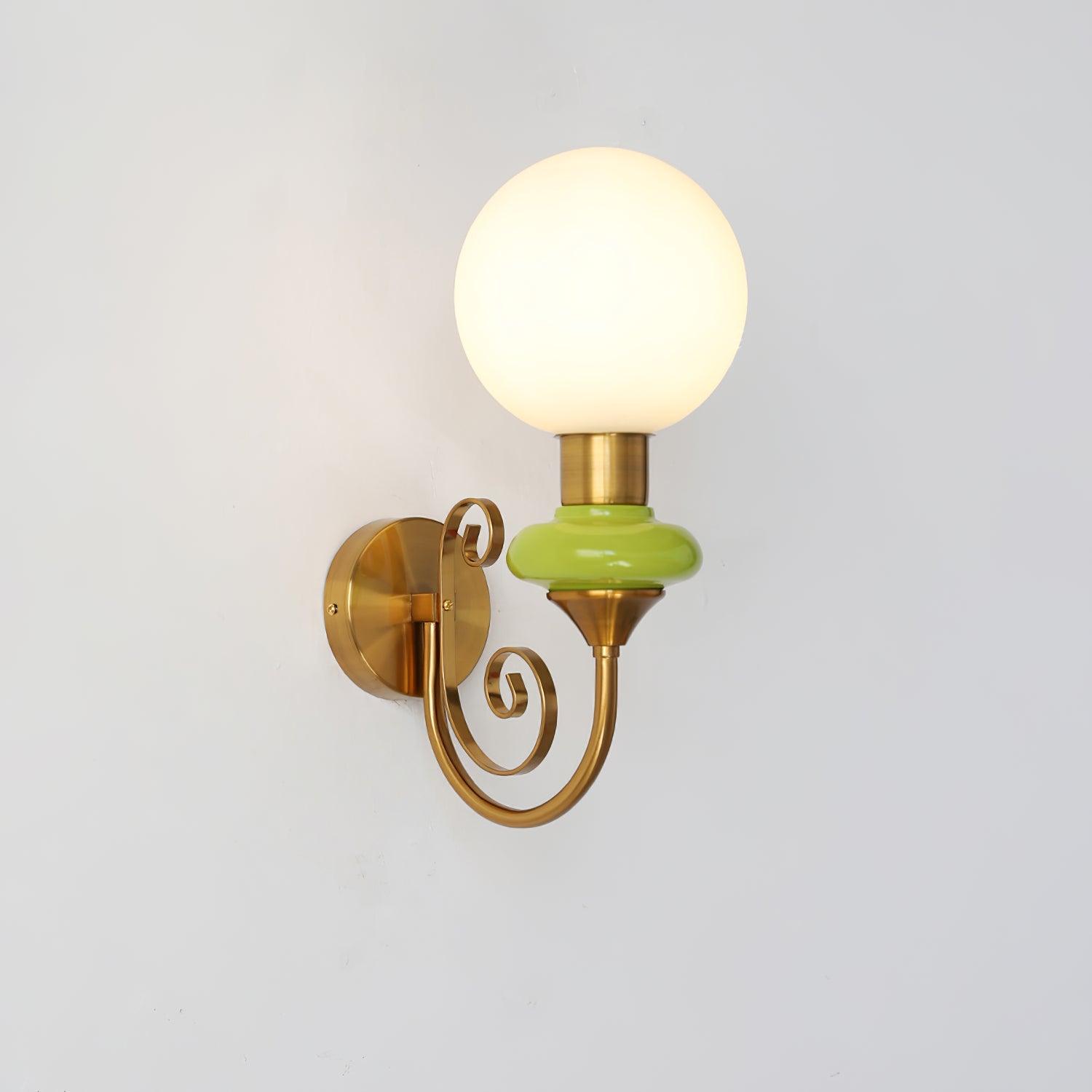 Velin Brass Wall Lamp