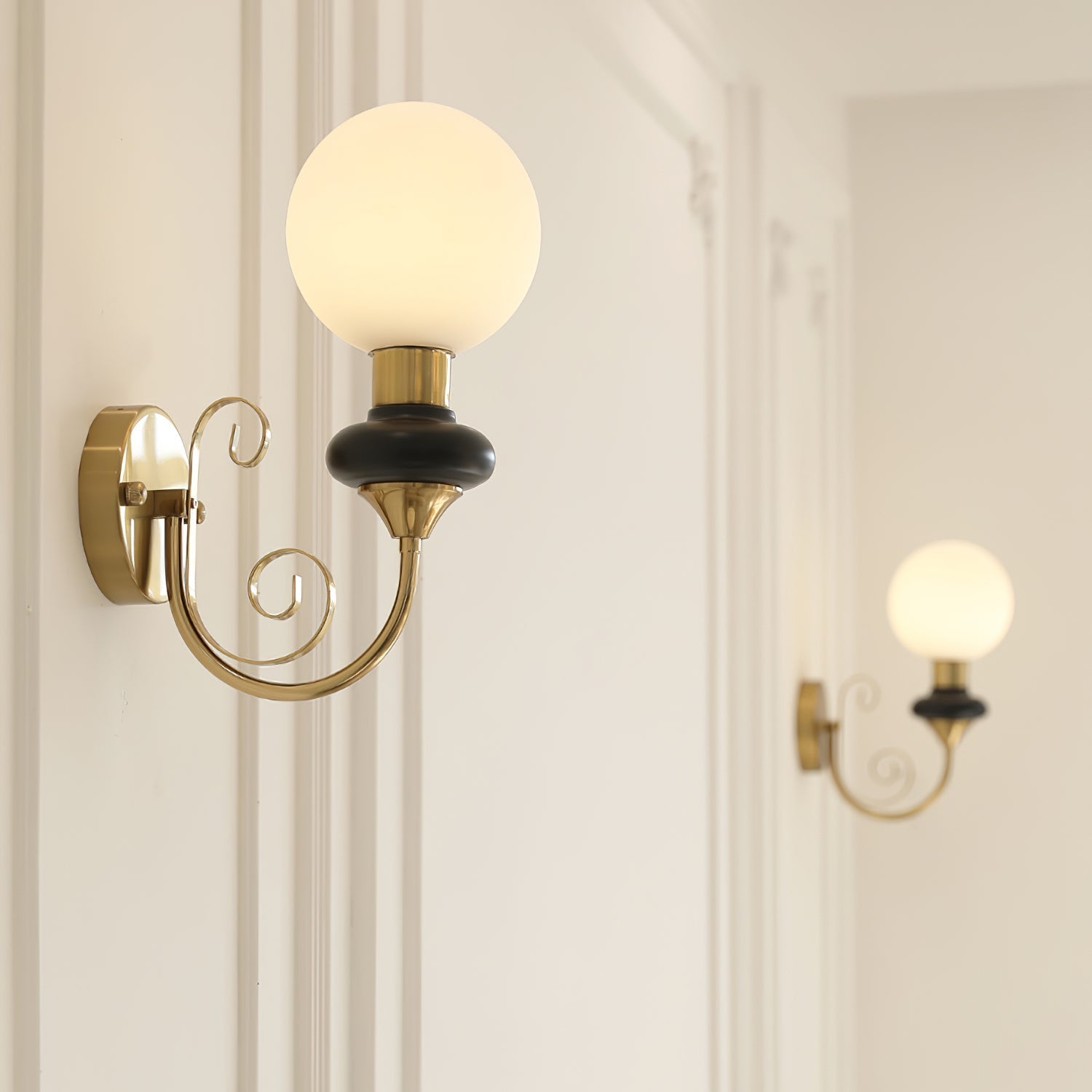 Bela Premium Nordic Art Glass Wall Lamp-Neutral Decor