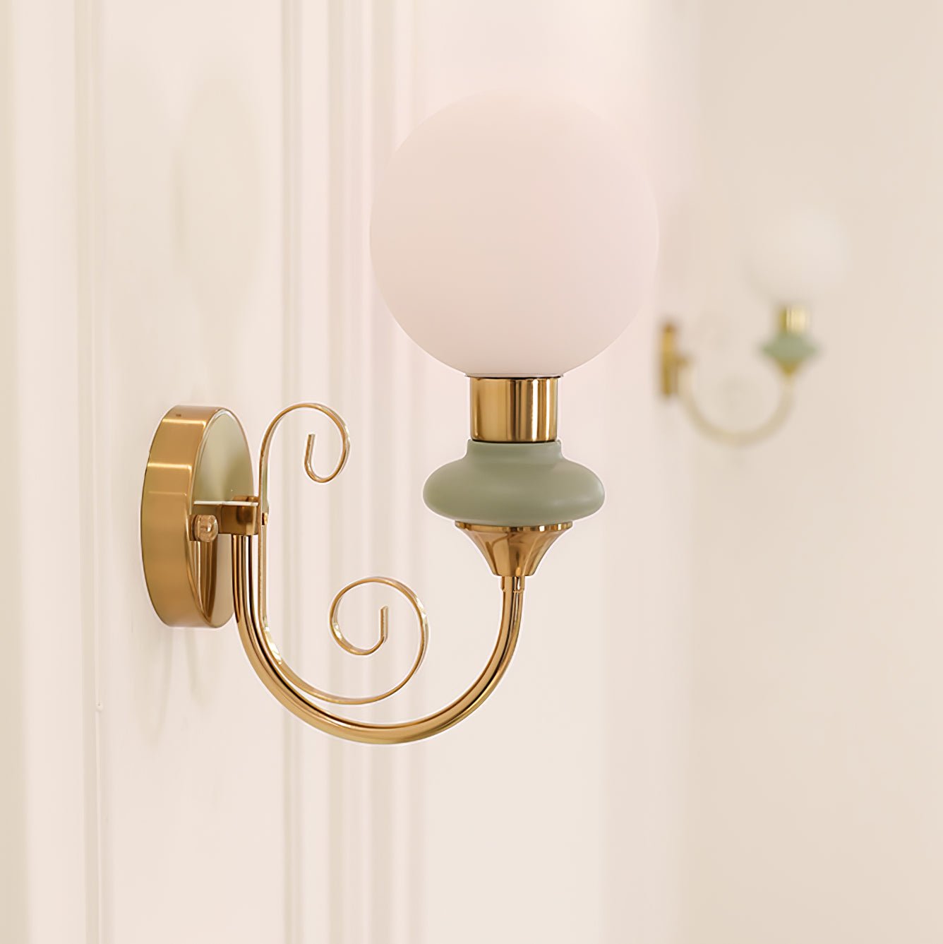 Bela Premium Nordic Art Glass Wall Lamp-Neutral Decor