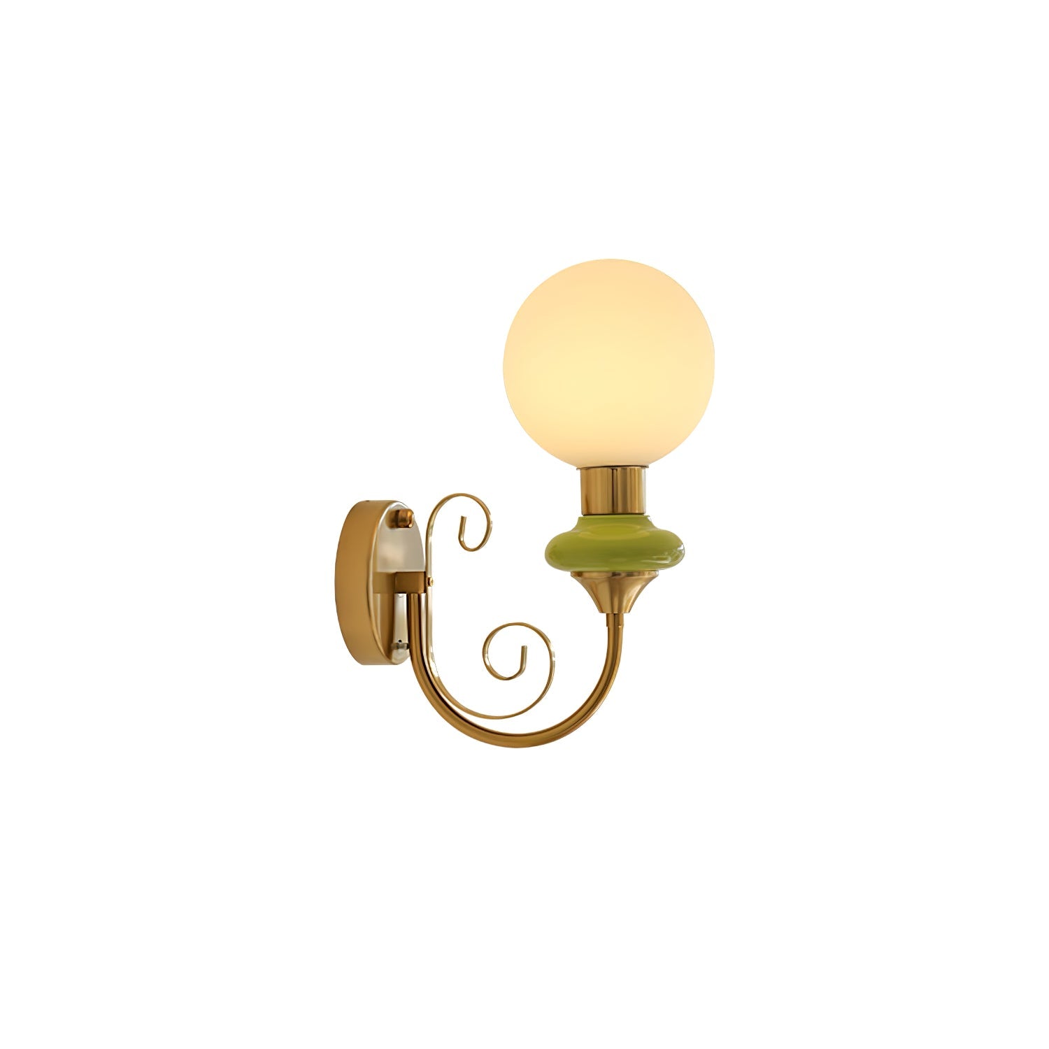 Whirl Chic Plug-in Wall Lamp-Neutral Decor