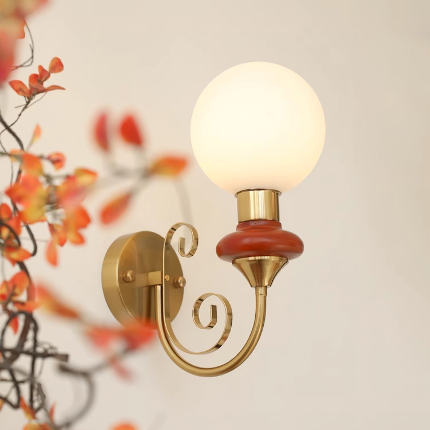 Bela Premium Nordic Art Glass Wall Lamp-Neutral Decor