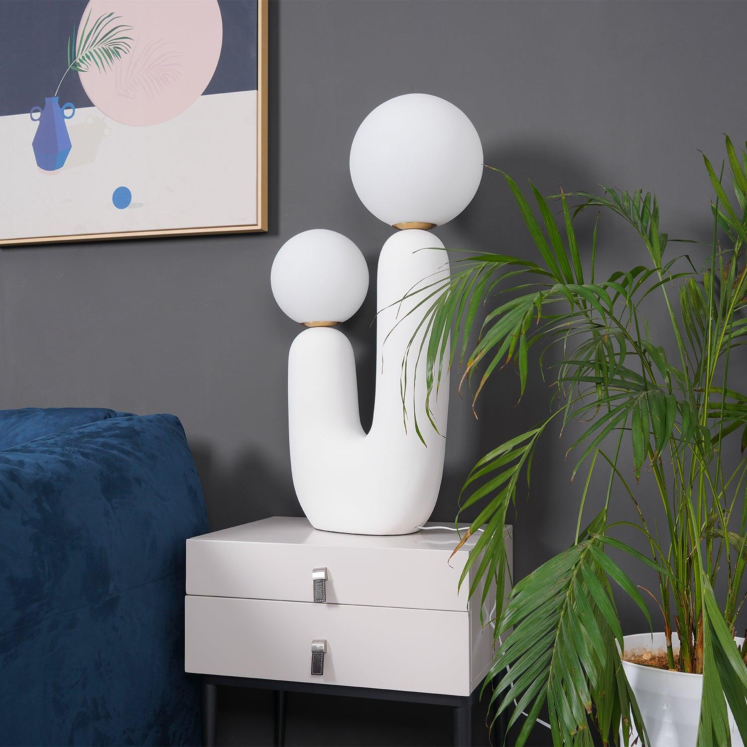 Fayorn Ceramics Table Lamp-Neutral Decor