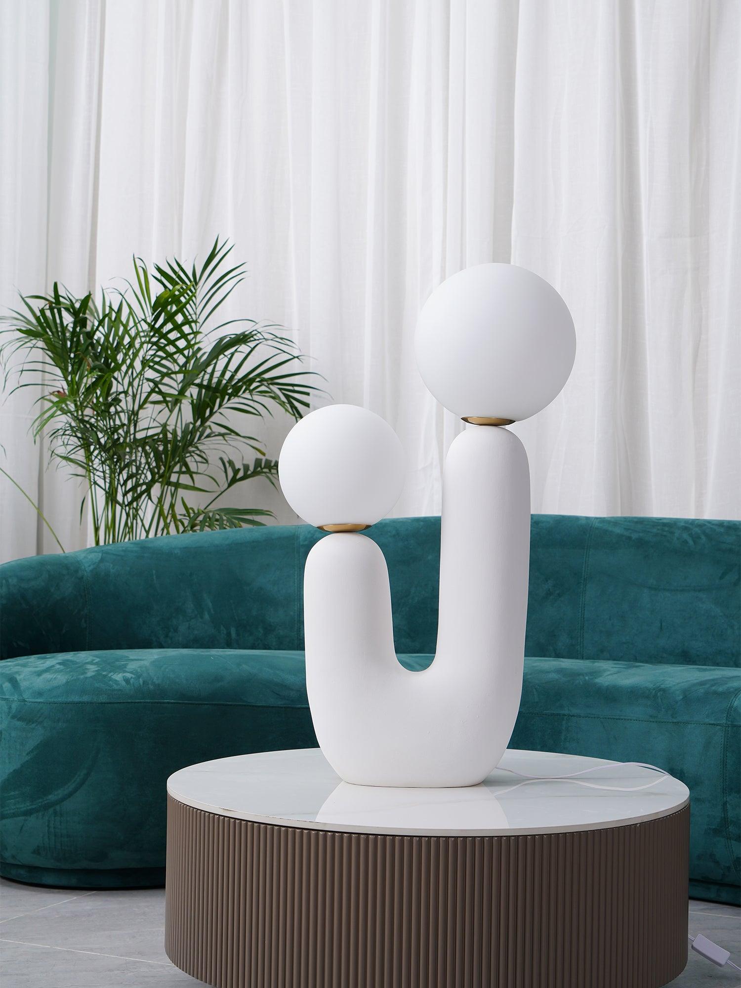 Fayorn Ceramics Table Lamp-Neutral Decor