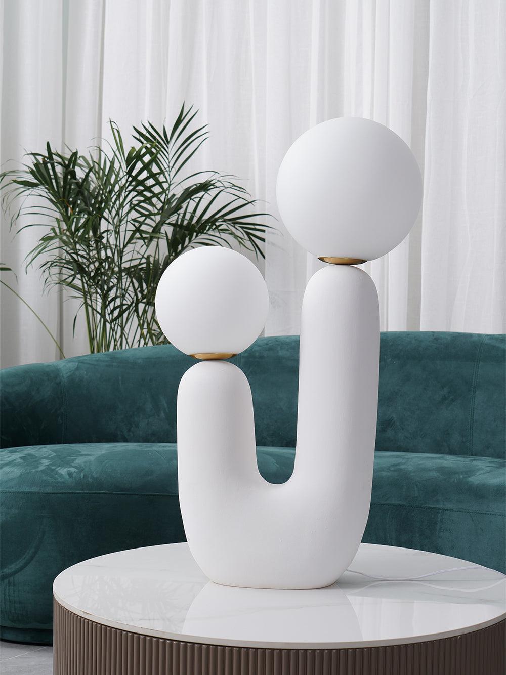 Fayorn Ceramics Table Lamp-Neutral Decor