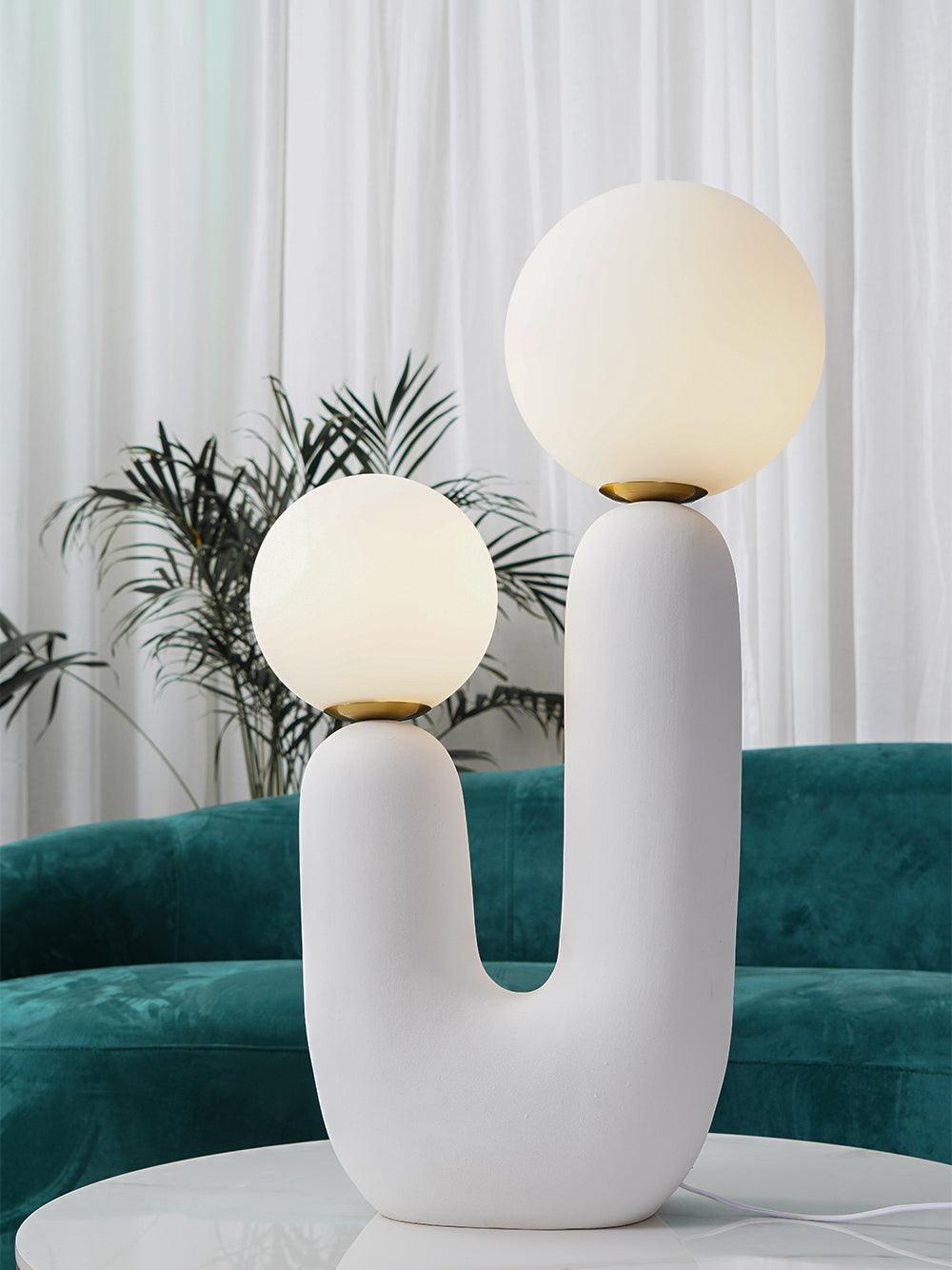 Fayorn Ceramics Table Lamp-Neutral Decor