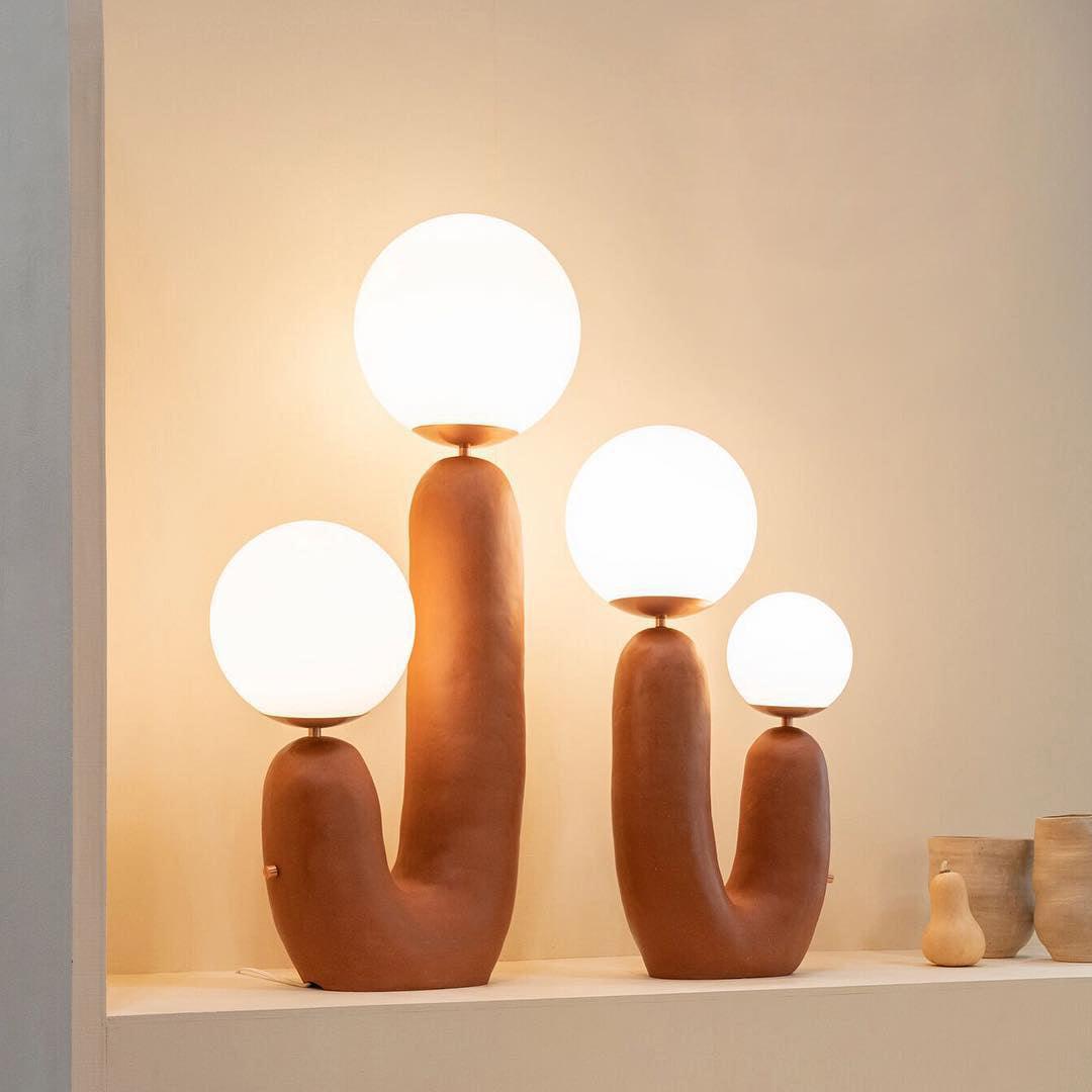 Fayorn Ceramics Table Lamp-Neutral Decor