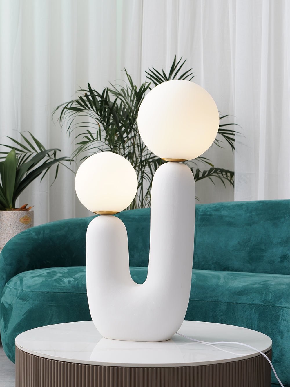 Fayorn Ceramics Table Lamp-Neutral Decor
