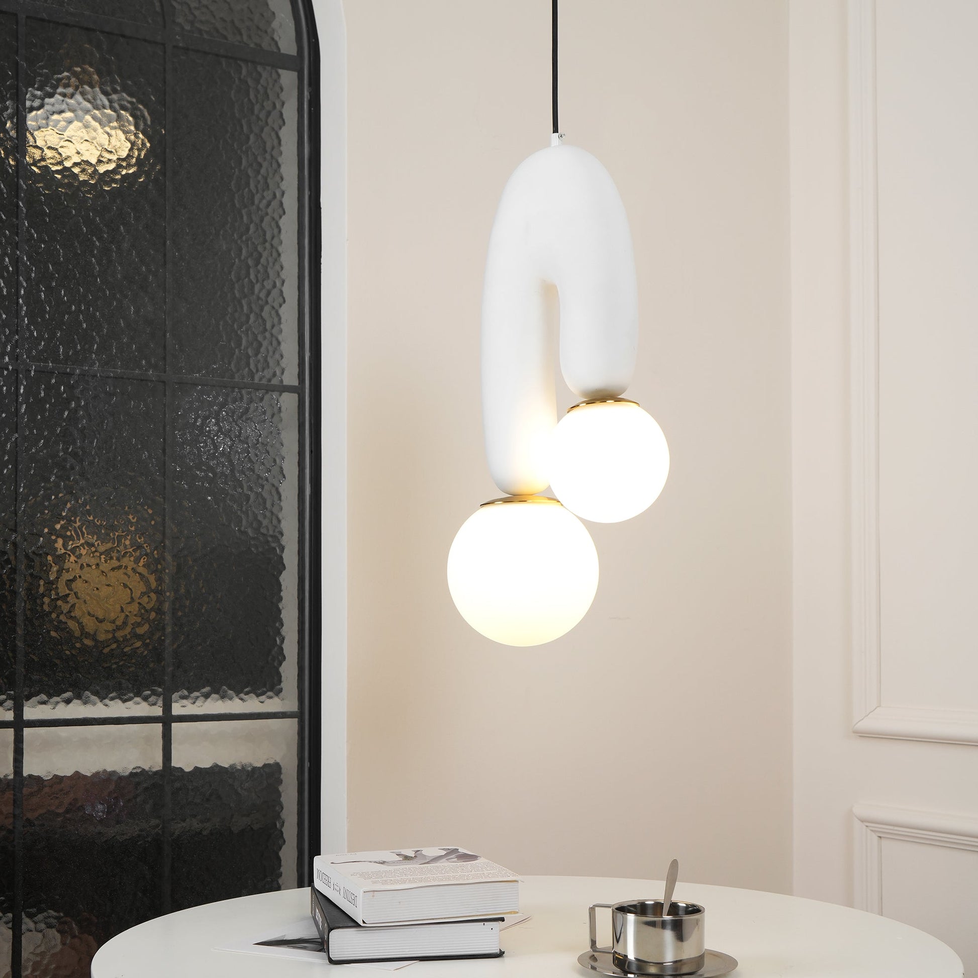 Zenithra Resin Scandinavian Pendant Light-Neutral Decor