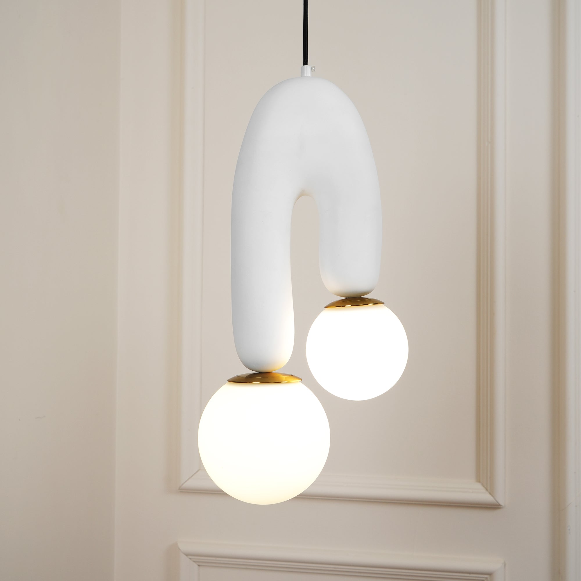 Zenithra Resin Scandinavian Pendant Light-Neutral Decor