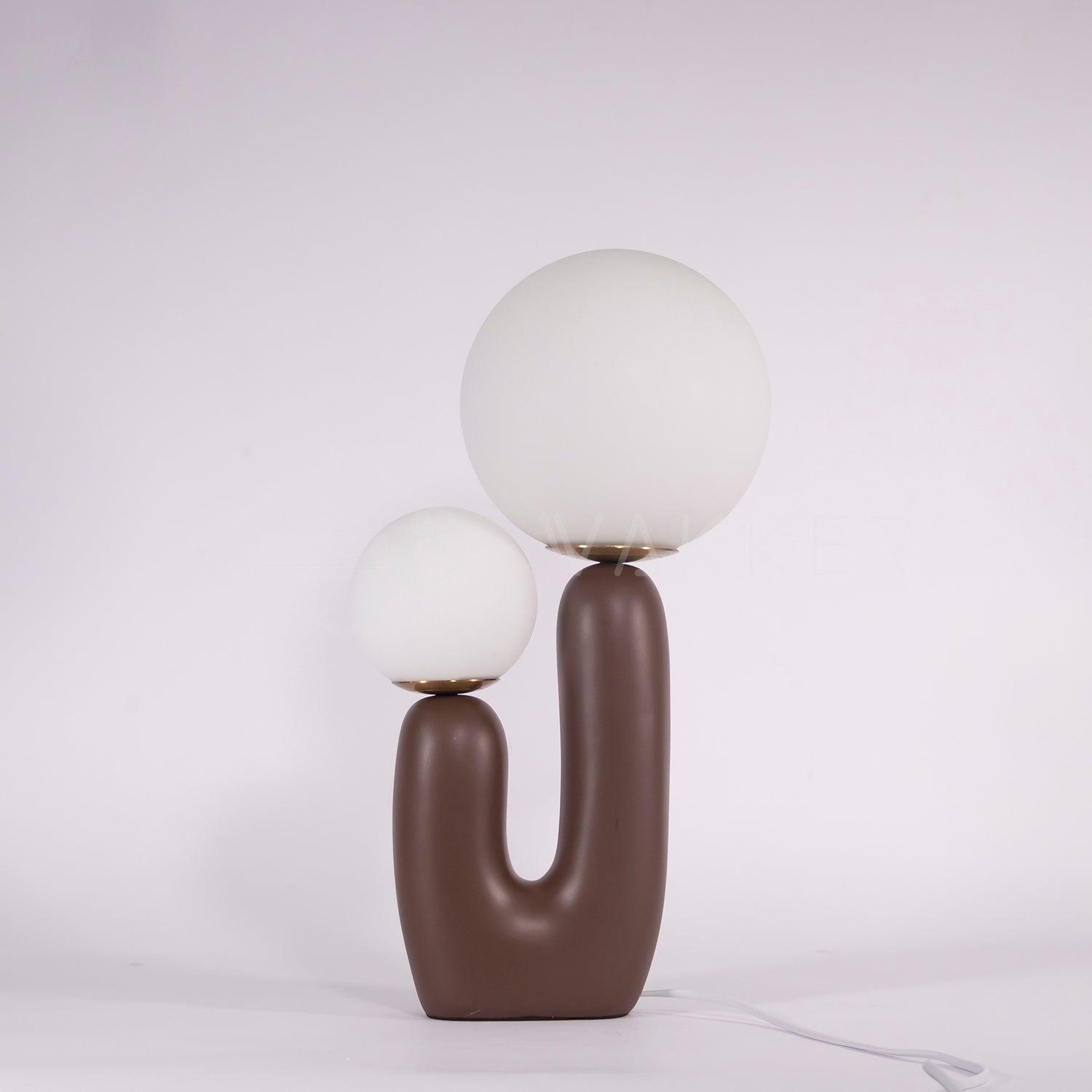 Fenix Resin Artistic Table Lamp-Neutral Decor