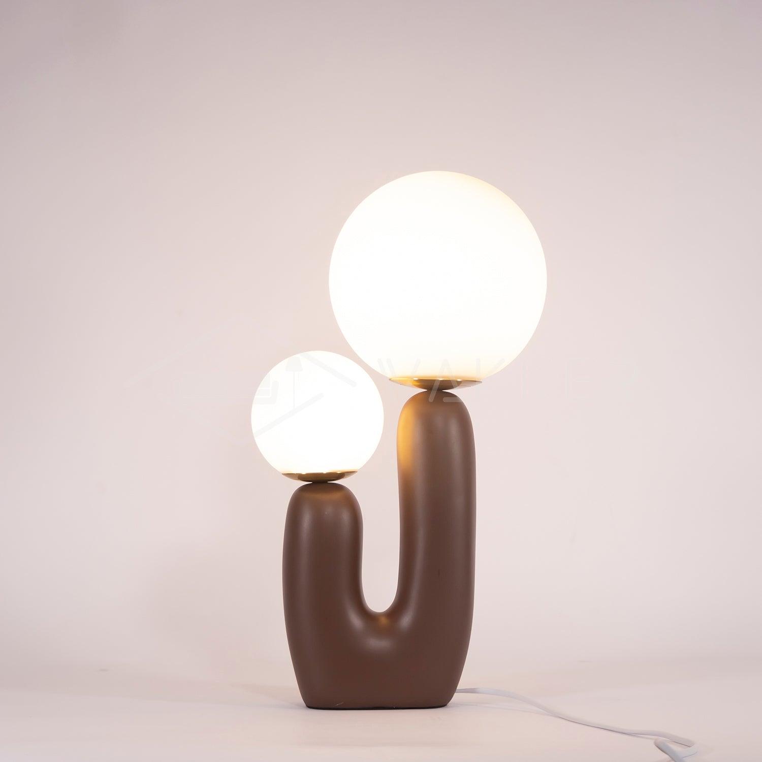 Fenix Resin Artistic Table Lamp-Neutral Decor