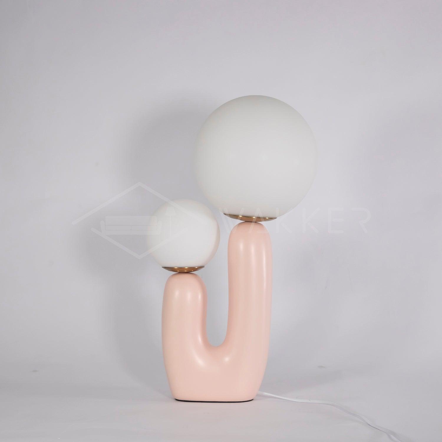 Fenix Resin Artistic Table Lamp-Neutral Decor