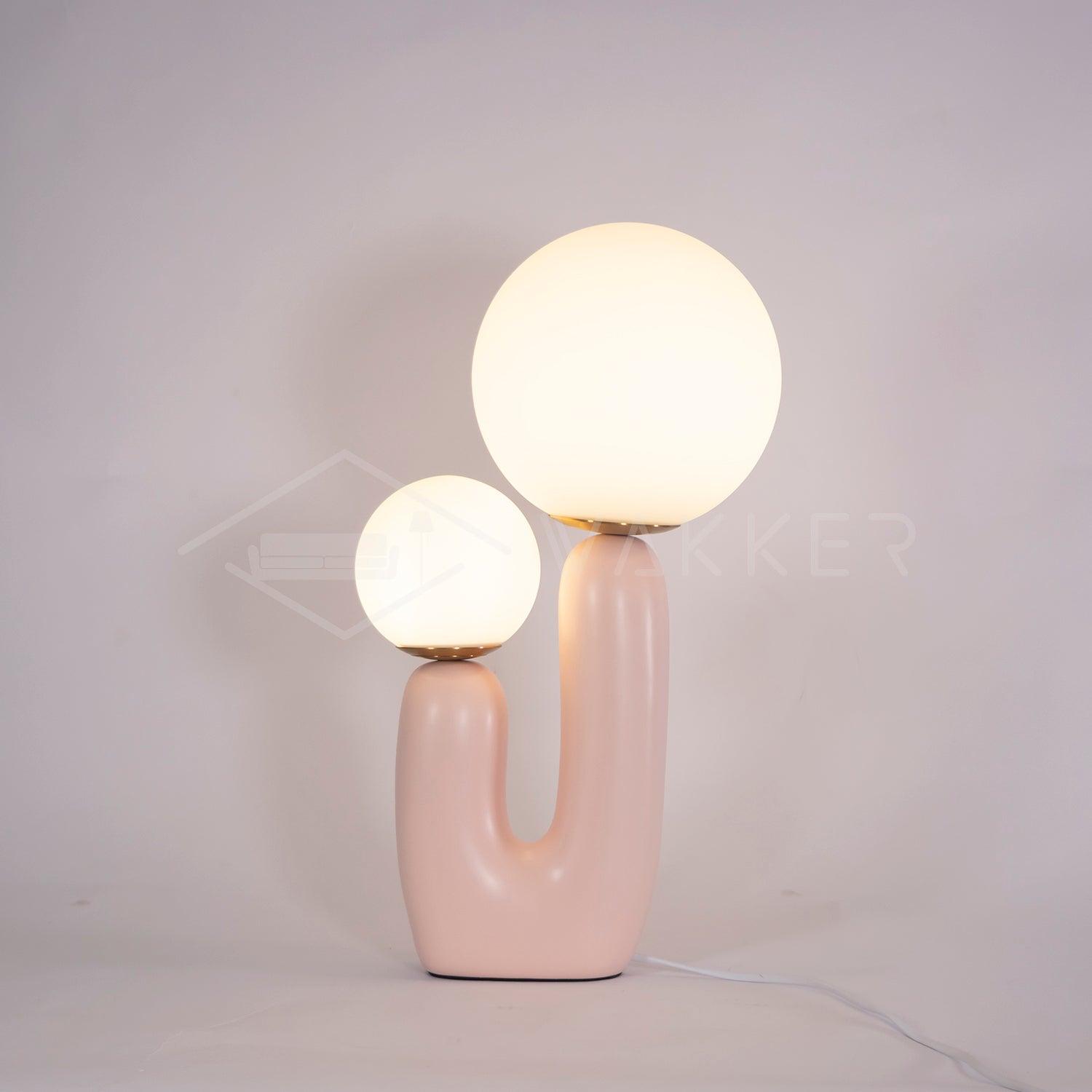 Fenix Resin Artistic Table Lamp-Neutral Decor