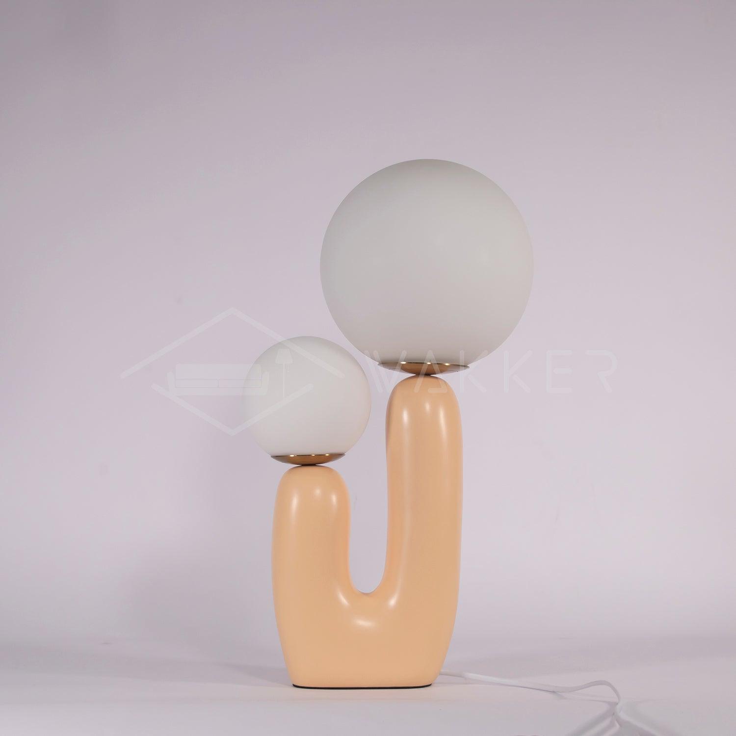 Fenix Resin Artistic Table Lamp-Neutral Decor