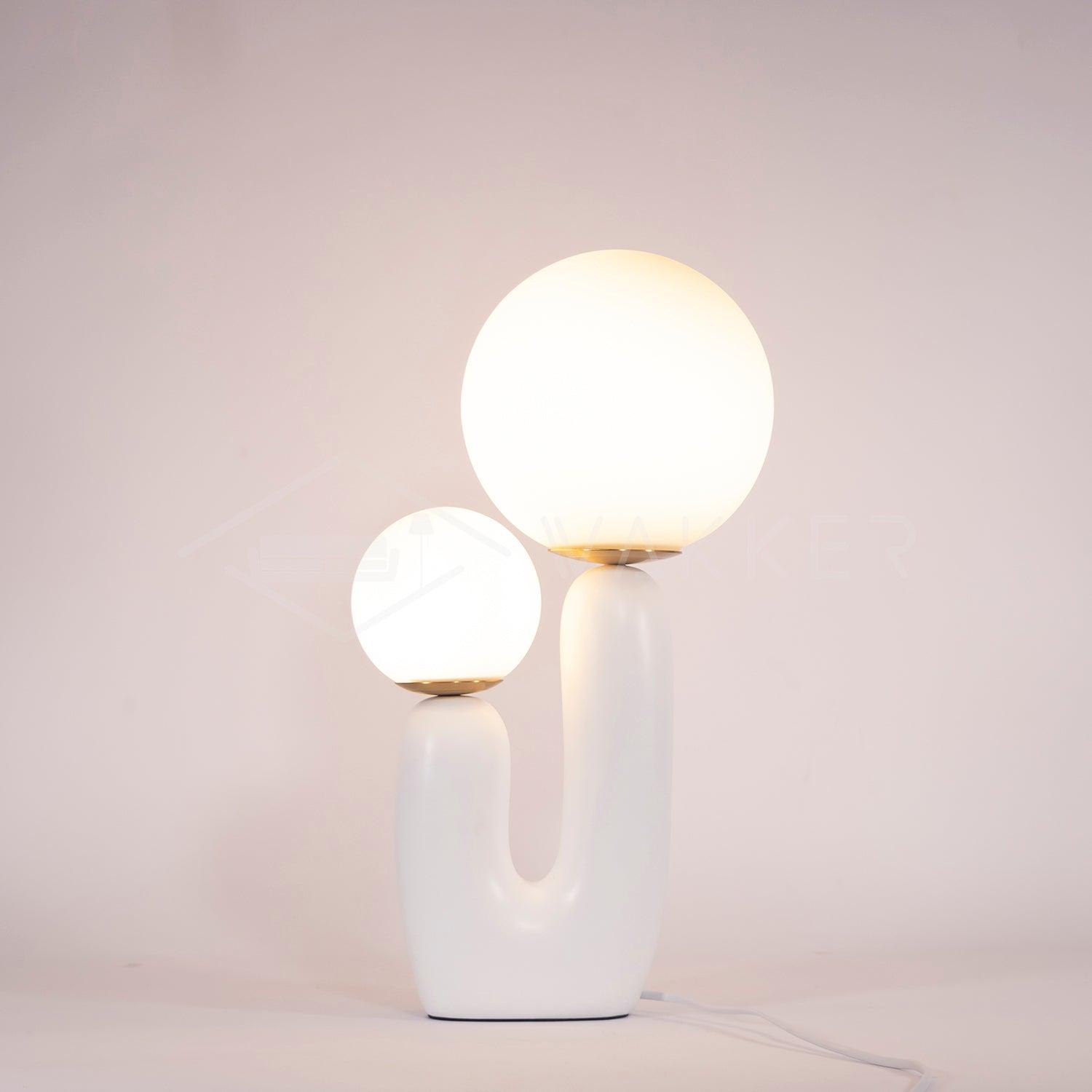 Fenix Resin Artistic Table Lamp-Neutral Decor