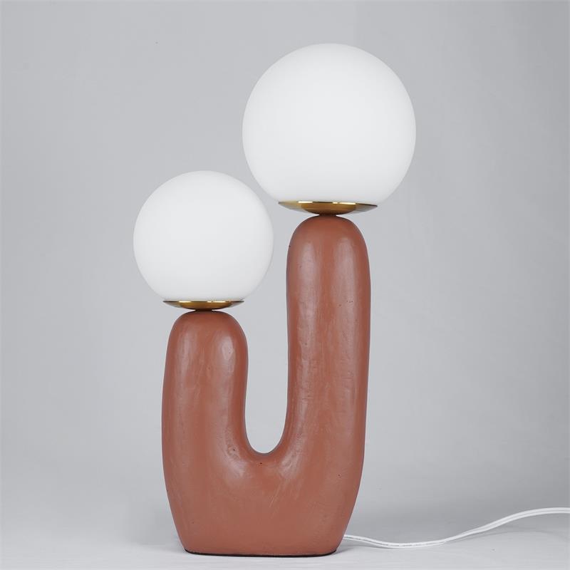 Elyrain Resin Artistic Table Lamp-Neutral Decor