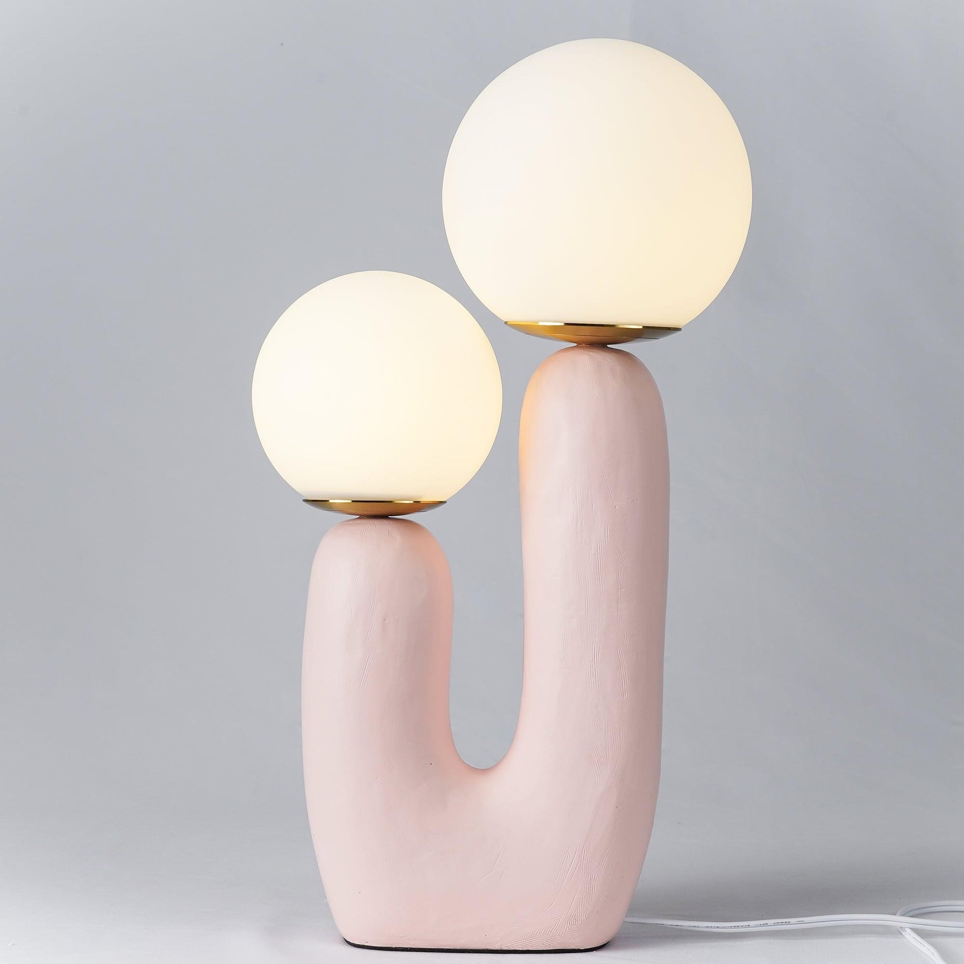Elyrain Resin Artistic Table Lamp-Neutral Decor