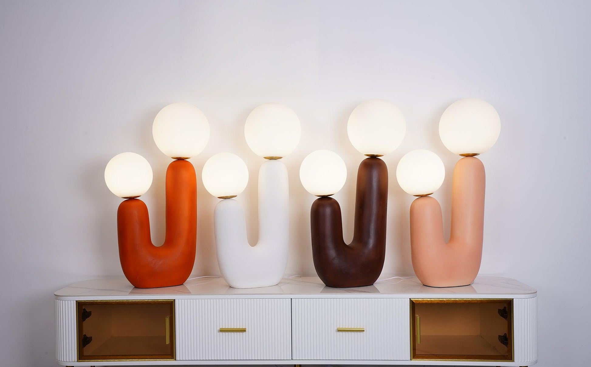 Fayorn Ceramics Table Lamp-Neutral Decor