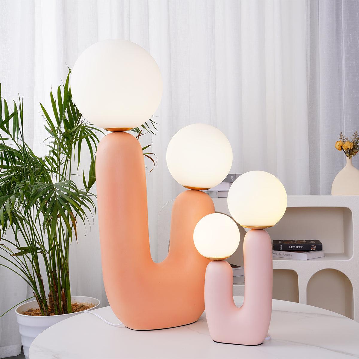 Fenix Resin Artistic Table Lamp-Neutral Decor