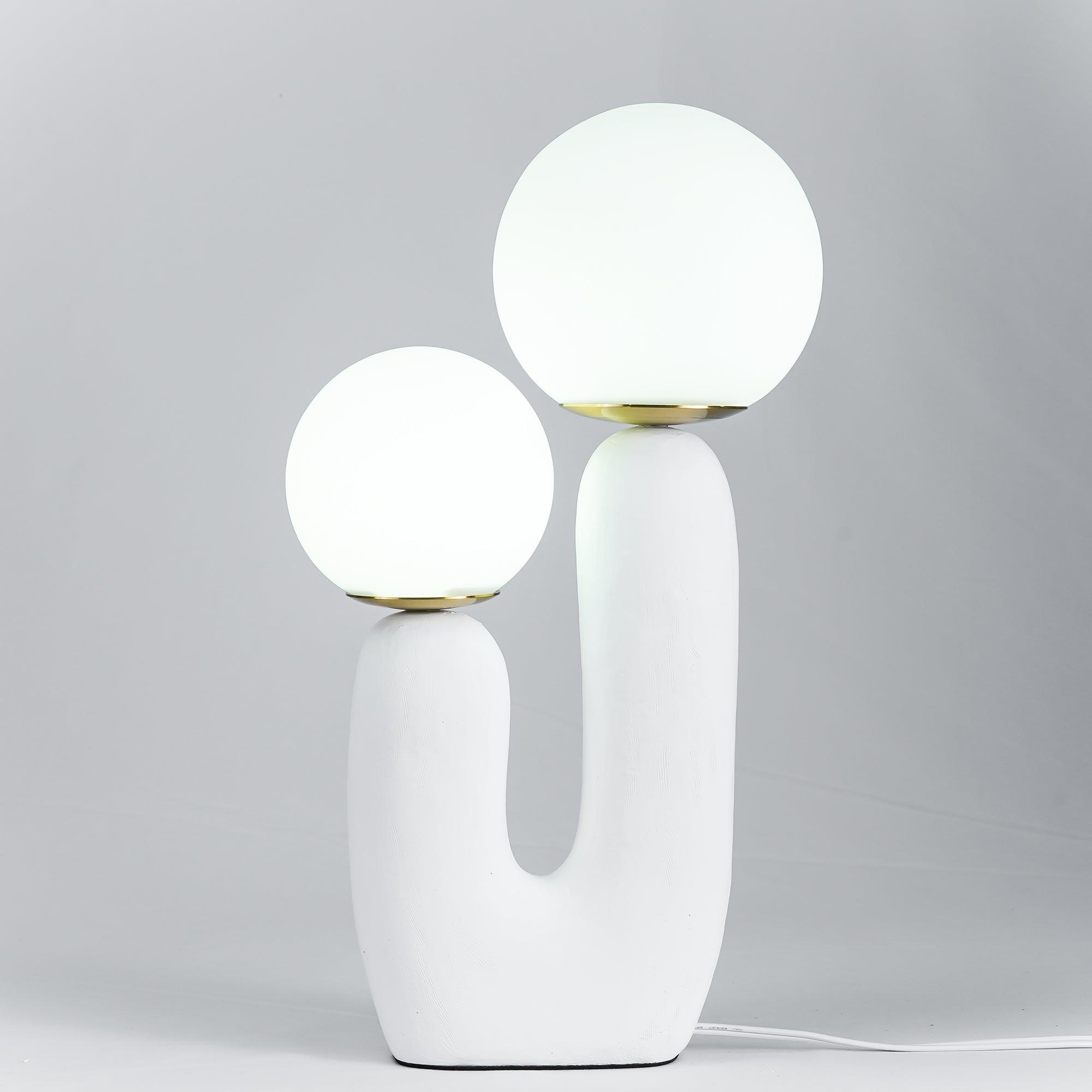 Elyrain Resin Artistic Table Lamp-Neutral Decor